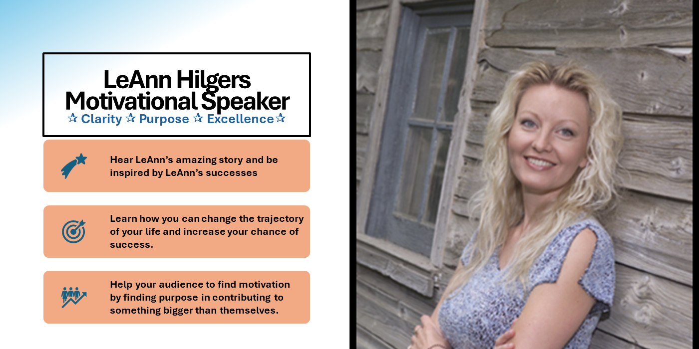 LeAnn Hilgers Motivational Speaker Motivating Radio